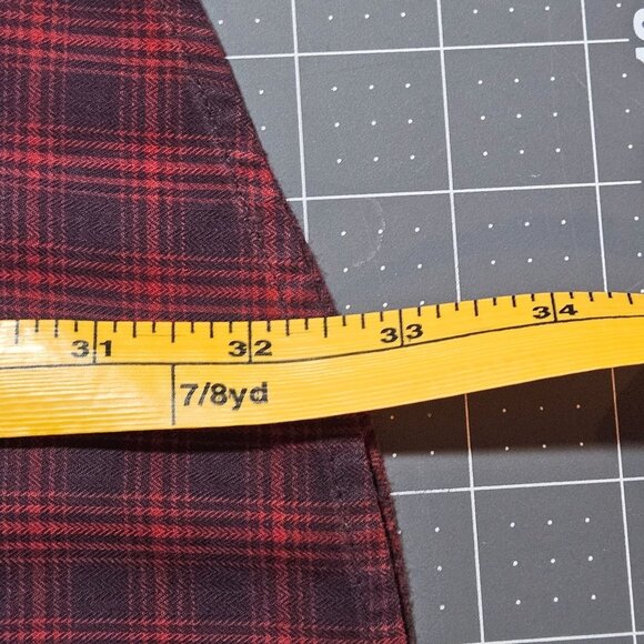 Vintage Patagonia Men's Red Plaid Organic Cotton Button-Up Long-Sleeve Shirt XL - Picture 9 of 16